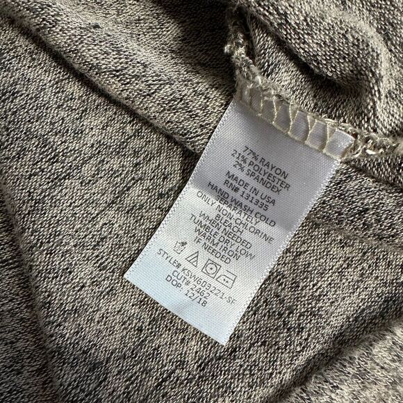 Nine Britton Stitch Fix Billie Tie Front Brushed Knit Long Sleeve Top - Picture 9 of 9